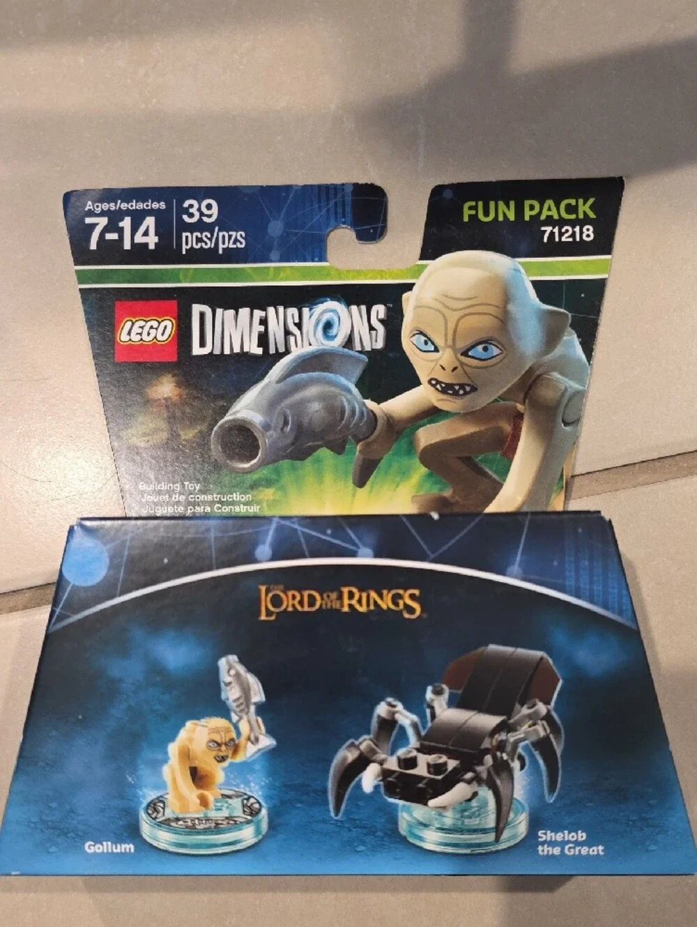 Lego Dimensions Fun Pack Lord of the Rings –71219 , 71220 And 71218